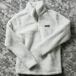 Patagonia women's fleece pullover, ivory, medium